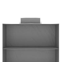 VidaXL Kledingorganisers hangend 2 st met 6 schappen stof - thumbnail