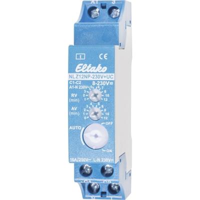 Eltako 23100704 NLZ12NP-230V+UC Naloopschakelaar 230 V/AC 1 stuk(s) Tijdsduur: 0.1 - 14400 s 1x NO