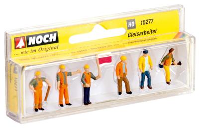 NOCH 15277 H0 Spoorwegarbeiders figuren Geverfd, Staand
