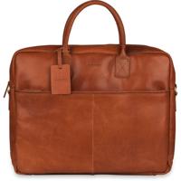 Burkely Vintage Max Worker 17" laptopbag-Cognac - thumbnail