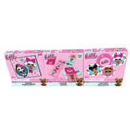 Spin Master Games L.O.L. Surprise! Driedubbel spelpakket met puzzel, domino, en jumbo-speelkaarten - thumbnail