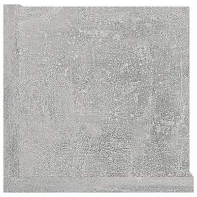 VidaXL Cd-wandschap 100x18x18 cm bewerkt hout betongrijs