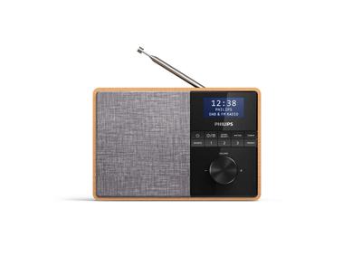 Philips TAR5505/10 DAB+/FM Radio Grijs/Hout