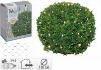 Led net buxus verlichting D120cm 144 lampjes - thumbnail