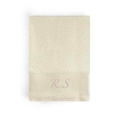 Handdoek borduren - Beige Handdoek borduren - Beige