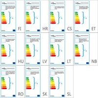 VidaXL Tuinlantaarn met 3 peertjes 220 cm - thumbnail