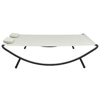 Loungebed stof crme - thumbnail