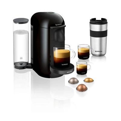 Nespresso Krups koffieapparaat VertuoPlus Rond (Zwart)