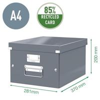 Leitz Opbergdoos 6044 Click & Store Zwart (b x h x d) 281 x 200 x 370 mm 1 stuk(s) - thumbnail