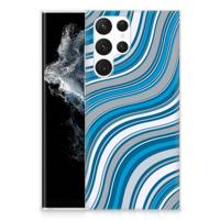Samsung Galaxy S22 Ultra | TPU bumper | Waves Blue - thumbnail