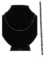 Edelstenen Ketting Spinel Zwart met Coating - Summer Vibes - thumbnail