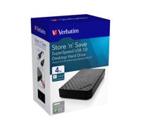 Verbatim Store n Save Gen2 2 TB Externe harde schijf (3,5 inch) USB-A 3.2 Gen 1 Zwart 47683 - thumbnail