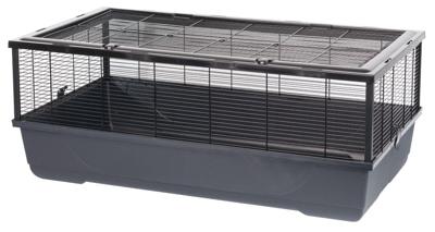 INTER-ZOO Bernie black - kooi voor knaagdieren - 100 x 54 x 39cm