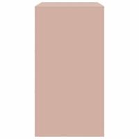 Dressoir 67x39x73 cm staal roze - thumbnail