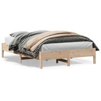 Bedframe zonder matras massief grenenhout 150x200 cm - thumbnail