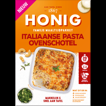 Honig Maaltijdpakket Italiaanse Ovenpasta 441g bij Jumbo
