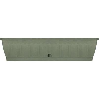 Jardiniere - GARDEN ID Terraflor - Verdigris 80 cm - Duurzaamheid - Waterreserve - Gerecycled en 100% recycleerbaar - Volume voor planten.