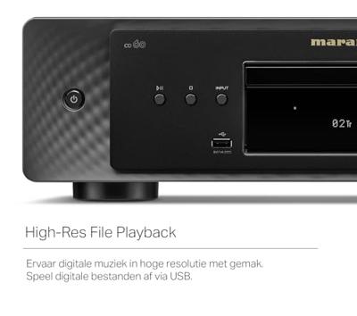Marantz: CD 60 CD-Speler - Zwart Marantz: CD 60 CD-Speler - Zwart