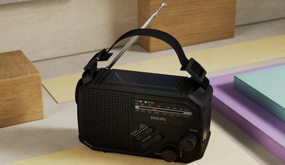 Philips TAR1609 Noodradio FM radio Zwart