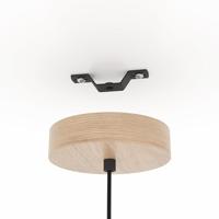 Stars of Light Houten plafondlampHontongas met beige kap - 390323 - thumbnail