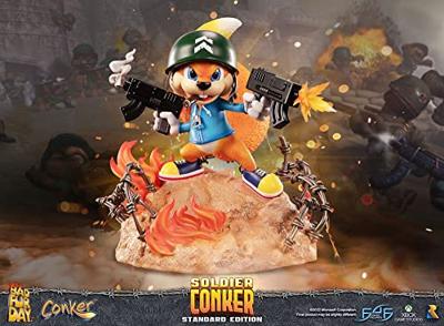Conker's Bad Fur Day PVC Statue - Soldier Conker - thumbnail
