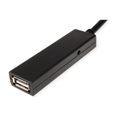 VALUE USB 2.0 Verleng kabel met actieve Repeater, A - C, zwart, 15 m VALUE USB 2.0 Verleng kabel met actieve Repeater, A - C, zwart, 15 m