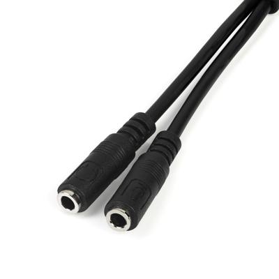 StarTech.com Headset Adapter voor Headsets met aparte Koptelefoon-/Microfoonstekkers - 3,5 mm 1x 4-polig naar 1x 3-polig en 1x 2-polig 3,5 mm - M/F (MUYHSMFF)