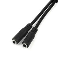 StarTech.com Headset Adapter voor Headsets met aparte Koptelefoon-/Microfoonstekkers - 3,5 mm 1x 4-polig naar 1x 3-polig en 1x 2-polig 3,5 mm - M/F (MUYHSMFF) - thumbnail