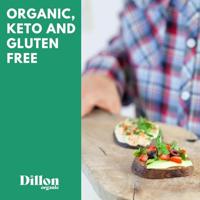 Dillon Organic Keto brood chia flax glutenvrij bio demeter 250 Gram - thumbnail