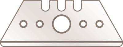 Martor Trapeziummes | L50,1xB19xS0,63mm | met perforatie | 10 stuks / dispenser - 65232.70 65232.70 Martor Trapeziummes | L50,1xB19xS0,63mm | met perforatie | 10 stuks / dispenser - 65232.70 65232.70