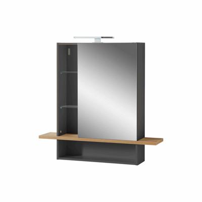 Spiegelkast Amares Grafiet Eiken