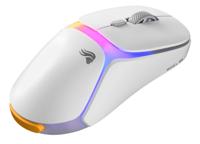 Glorious Gaming - draadloze gamingmuis Model O3 - Uitwisselbaar InfinitePlay-batterijsysteem, 8k polling, 130M click optische schakelaars, licht gewicht van 66 g, 30K DPI optische sensor, RGB - Wit - thumbnail