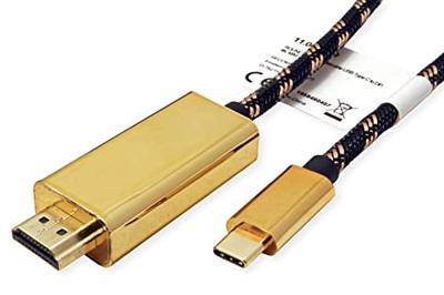 Roline 11.04.5847 USB-C-displaykabel USB-C / HDMI Adapterkabel USB-C stekker, HDMI-A-stekker 2.00 m Meerdere kleuren Roline 11.04.5847 USB-C-displaykabel USB-C / HDMI Adapterkabel USB-C stekker, HDMI-A-stekker 2.00 m Meerdere kleuren