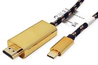 Roline 11.04.5847 USB-C-displaykabel USB-C / HDMI Adapterkabel USB-C stekker, HDMI-A-stekker 2.00 m Meerdere kleuren - thumbnail