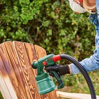 Bosch Home and Garden EasySpray 18V-100 Accu-verfspuitpistool 18 V Debiet (max.): 100 ml/min Geschikt voor merk Bosch - thumbnail