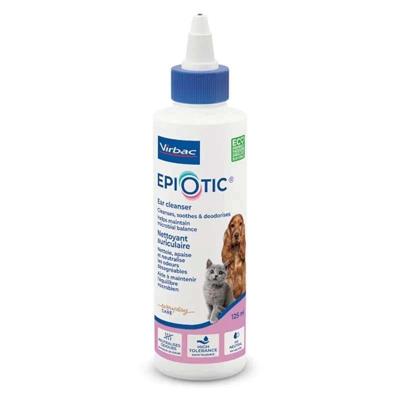 VIRBAC EpiOtic Ear Cleanser - vloeistof voor oorverzorging voor honden en katten - 125ml