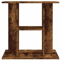 VidaXL Aquariumstandaard gerookt eikenhout 60x30x60 cm bewerkt hout - thumbnail