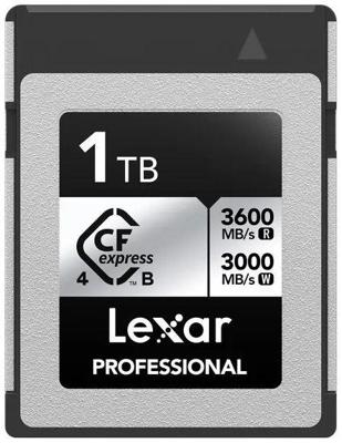 Lexar Pro Silver 1TB 4.0 CFexpress Type B - R3600/W3300 MB/s Lexar Pro Silver 1TB 4.0 CFexpress Type B - R3600/W3300 MB/s