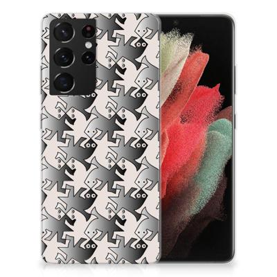 Samsung Galaxy S21 Ultra | TPU Hoesje | Salamander Grey