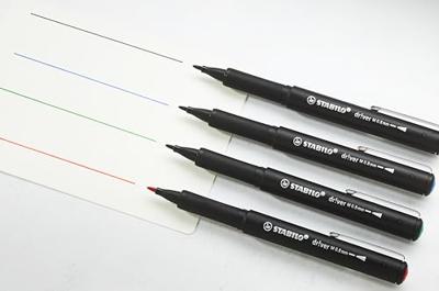 STABILO dr!ver fineliner, medium punt, zwart