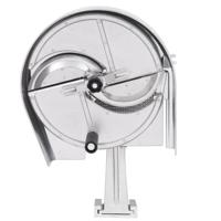 Groentesnijder handmatig 22x44,5 cm aluminium zilverkleurig - thumbnail