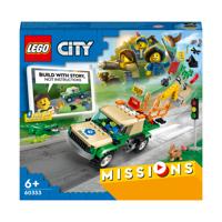 LEGO city - wilde dieren reddingsmissies constructiespeelgoed (60353) - thumbnail