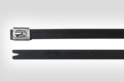 HellermannTyton MBT14HFC-SS316/SP-BK Kabelbinder 362 mm 7.90 mm Zwart Met kogelsluiting 1 stuk(s)