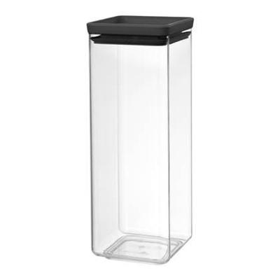 Brabantia Tasty+ voorraadbus 2.5 liter donkergrijs Brabantia Tasty+ voorraadbus 2.5 liter donkergrijs