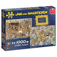 Jan van Haasteren A Trip to the Museum 2x1000 pcs Legpuzzel 1000 stuk(s) Strips - thumbnail