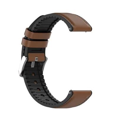 Garmin Vivoactive 4 / 4L - leer + siliconen bandje - Bruin Garmin Vivoactive 4 / 4L - leer + siliconen bandje - Bruin