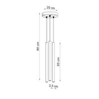 Bussandri Hanglamp modern - Metaal - Goud - thumbnail