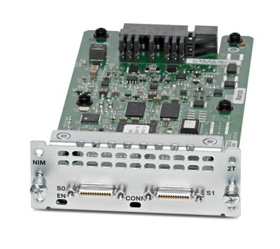Cisco 2-Port Serial wan Interface **New Retail**, NIM-2T = (**New Retail** Card In)