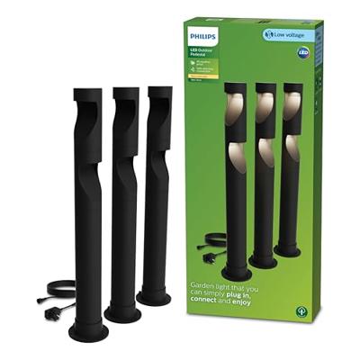 Philips LED 929004659701 Desi Staande LED-buitenlamp LED 4.5 W Zwart Philips LED 929004659701 Desi Staande LED-buitenlamp LED 4.5 W Zwart