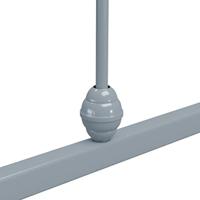 Bedframe metaal grijs 120x200 cm - thumbnail